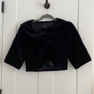 Vintage Velvet Shrug
